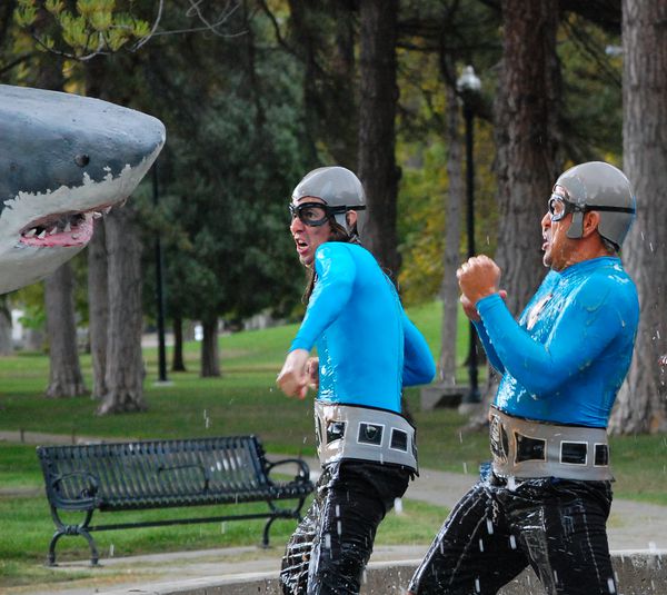 "Shark Fighter!" - Dec. 28, 1 p.m. ET/ 10 a.m. PT

The Aquabats! come face-to-face with mutant land sharks and when the legendary Shark Fighter (Rhys Darby, “Flight of the Concords”) arises to take on the Bats, he ends up being the big brother Crash has always wanted. 