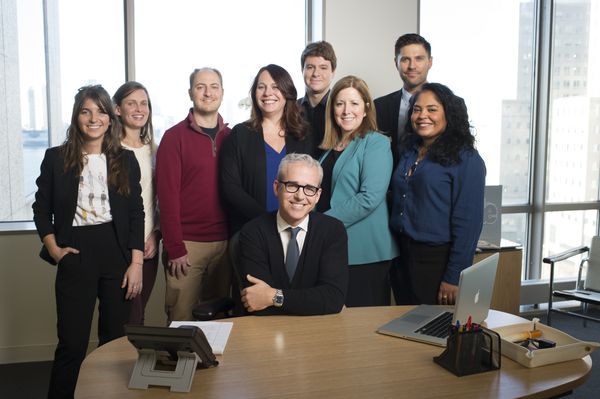 Jess Cagle with his People Magazine team.